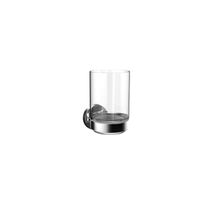 Emco Round glashouder met glas chroom 432000100