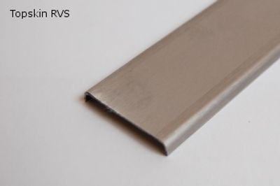 Topskin RVS tbv flens 40mm l=3000mm