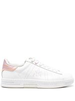 Premiata pink panelled low-top sneakers - Blanc