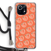 Just peachy: Xiaomi Mi 11 Transparant Hoesje met koord Just peachy: Xiaomi Mi 11 Transparant Hoesje met koord