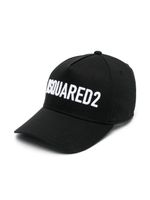 DSQUARED2 KIDS casquette à logo brodé - Noir - thumbnail