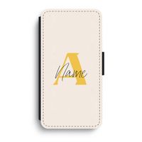 Amber Script: iPhone XR Flip Hoesje
