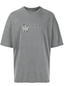 Musium Div. t-shirt à logo appliqué - Gris