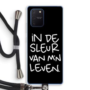 De Sleur: Samsung Galaxy Note 10 Lite Transparant Hoesje met koord