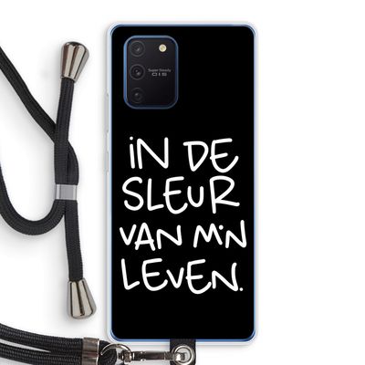 De Sleur: Samsung Galaxy Note 10 Lite Transparant Hoesje met koord