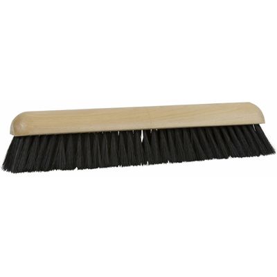 Bezemkop binnen - zwart - FSC hout/paardenhaar - 30 cm