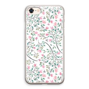 Sierlijke bloemen: iPhone 8 Transparant Hoesje