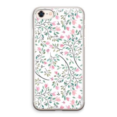 Sierlijke bloemen: iPhone 8 Transparant Hoesje