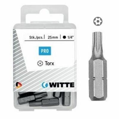 Set van tips WITTE Torx TX 10 5 Stuks