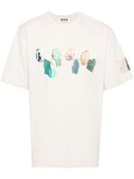 MSGM x Ducci Maria Gambi t-shirt imprimé - Tons neutres