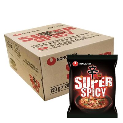 Nongshim - Instant Noodles Shin Red Super Spicy - 20 zakjes