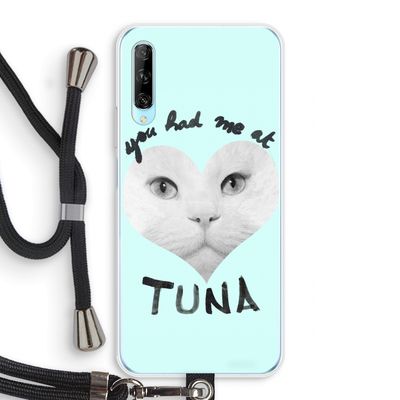 You had me at tuna: Huawei P Smart Pro Transparant Hoesje met koord