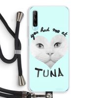 You had me at tuna: Huawei P Smart Pro Transparant Hoesje met koord