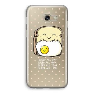 Sleep All Day: Samsung Galaxy A5 (2017) Transparant Hoesje