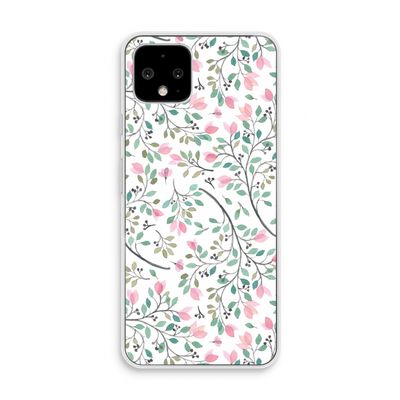 Sierlijke bloemen: Pixel 4 Transparant Hoesje