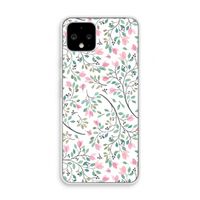 Sierlijke bloemen: Pixel 4 Transparant Hoesje