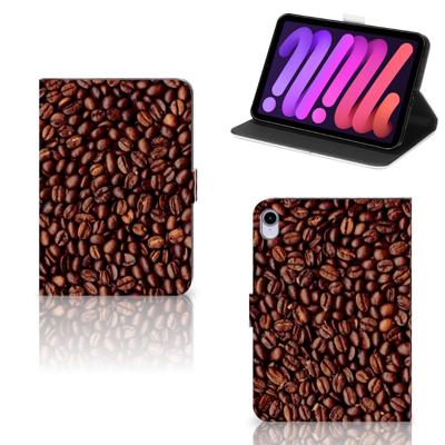 iPad Mini 6 (2021) Tablet Stand Case Koffiebonen iPad Mini 6 (2021) Tablet Stand Case Koffiebonen