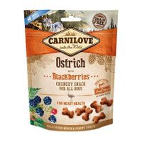Carnilove Crunchy snack struisvogel / zwarte bes