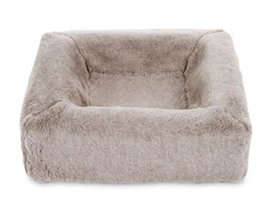 BIA BED FLEECE OVERTREK HONDENMAND TAUPE BIA-45 45X45X12 CM