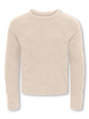 Kids ONLY winter sweater meisjes - wit - KogKatia - regular fit