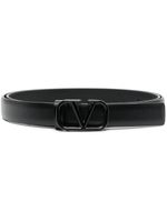 Valentino Garavani ceinture VLOGO Signature en cuir - Noir