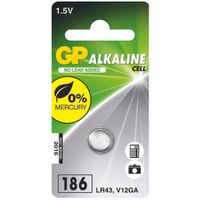 GP Batteries Knoopcel LR43 alkaline 1.5V GP Batteries Knoopcel LR43 alkaline 1.5V