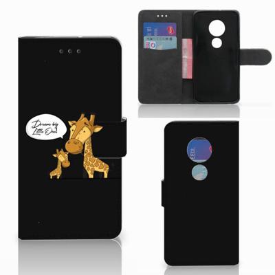 Motorola Moto G7 Play Leuk Hoesje Giraffe Motorola Moto G7 Play Leuk Hoesje Giraffe