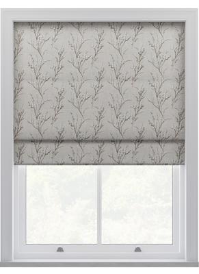 Laura Ashley - Vouwgordijn - Pussy Willow Embroidery Steel
