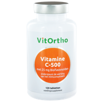 VitOrtho Vitamine C-500 met 25mg Bioflavonoïden Tabletten