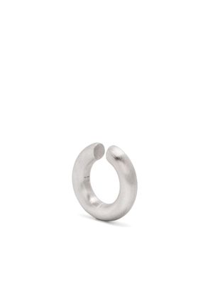 Tom Wood bijou d'oreille satiné M - Argent