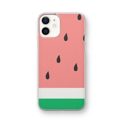 Watermeloen: iPhone 12 mini Transparant Hoesje