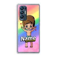 Chibi Maker man: Oppo Find X3 Neo Transparant Hoesje