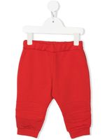 Balmain Kids pantalon de jogging à logo imprimé - Rouge