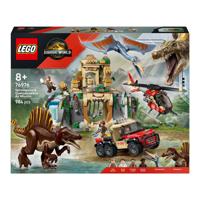 LEGO jurassic world 76976 spinosaurus en quetzalcoatlus luchtmissie