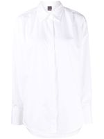 Lorena Antoniazzi chemise en coton à coupe oversize - Blanc