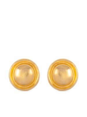 Givenchy Pre-Owned boucles d'oreilles rondes à clips (années 1980)