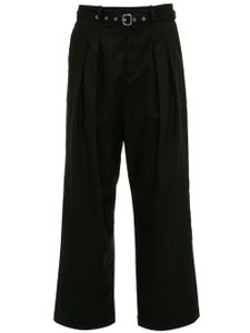 JW Anderson pantalon de costume à coupe ample - Noir