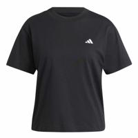 Dames-T-Shirt met Korte Mouwen Adidas Essentials Zwart - Maat: L