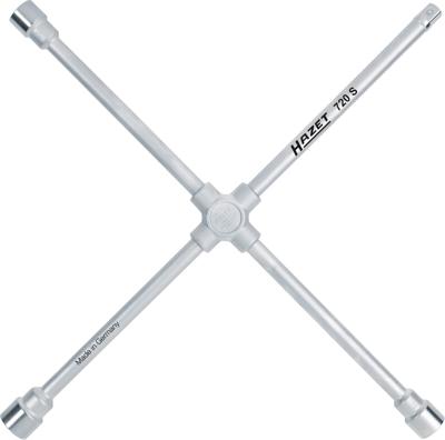 HAZET Kruissleutel 720S · Buiten-zeskant-profiel · SW 24 x 27 x 32 x Buitenvierkant 20 = 3/4 inch mm · 15/16 x 1,1/16 x 1,1/4 x Buitenvierkant 20 =