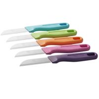 Solingen schilmesjes/aardappelmesjes - gekleurd - 3x stuks - 16 cm - Keukengerei