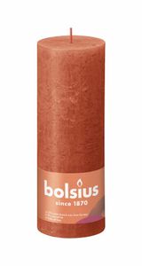Bolsius Rustiko Shine kaars Cylinder Oranje 1 stuk(s)