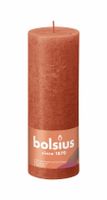 Bolsius Rustiko Shine kaars Cylinder Oranje 1 stuk(s) - thumbnail