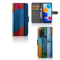 Xiaomi Redmi Note 11/11S | Book Style Case | Wood Heart - Cadeau voor je Vriend