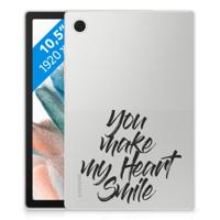 Samsung Galaxy Tab A8 2021/2022 Back cover met naam Heart Smile