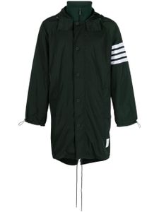 Thom Browne parka à manches raglan - Vert