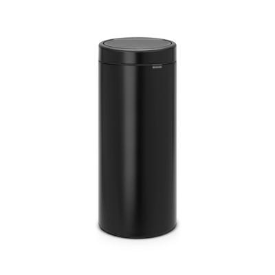 Brabantia Touch Bin Afvalemmer - 30 liter - kunststof binnenemmer - matt black 115301