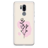 Roses are red: LG G7 Thinq Transparant Hoesje