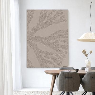 Urban Cotton Wandkleed 'Circle Light' 80 x 110cm in Frame - black