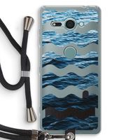 Oceaan: Sony Xperia XZ2 Compact Transparant Hoesje met koord Oceaan: Sony Xperia XZ2 Compact Transparant Hoesje met koord