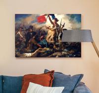 Vrijheid leidt het volk Canvas schilderij kunst